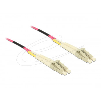 Delock 80156 LC Duplex na LC Duplex Multimode OM4 optický kábel, 75 m