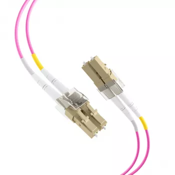 EFB-Elektronik optický patch kábel LC na LC OM4 Duplex, 40 m, LSZH, fialový