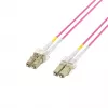 EFB-Elektronik optický patch kábel LC na LC OM4 Duplex, 40 m, LSZH, fialový
