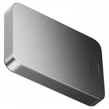 SHARGE AeroMag Air magnetická bezdrôtová ultra-slim powerbanka 10000mAh, 15W Qi2, 30W USB-C, čierna