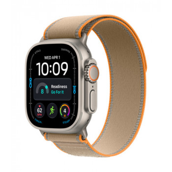 Apple Watch Ultra 4 GPS + Cellular 49 mm titánové puzdro prírodné s Trail Loop Sand – M/L