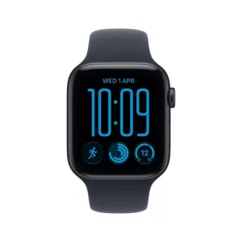 Apple Watch SE 3 GPS + Cellular 40 mm hliníkové puzdro Mitternacht so športovým remienkom modrý – M/L