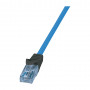 Logilink Cat6a U/UTP patch kábel RJ45, 1 m, modrý, LSZH