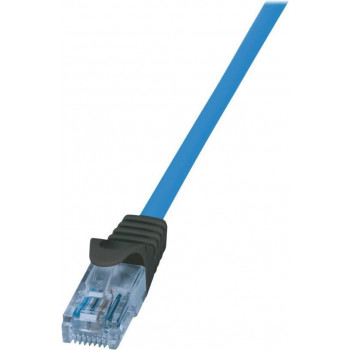 Logilink Cat6a U/UTP patch kábel RJ45, 1 m, modrý, LSZH