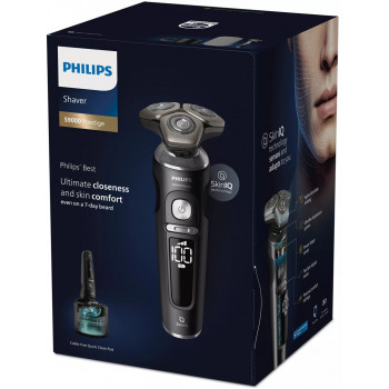 Philips S9000 Prestige SP9840/32 mokrý a suchý elektrický holiaci strojček, sivý