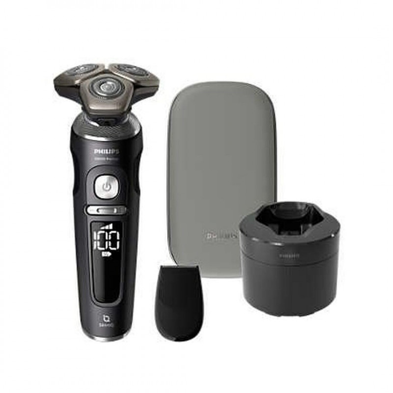 Philips S9000 Prestige SP9840/32 mokrý a suchý elektrický holiaci strojček, sivý