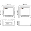 OXT T210GL WLAN Tuya modul pre garážovú bránu, bez senzora