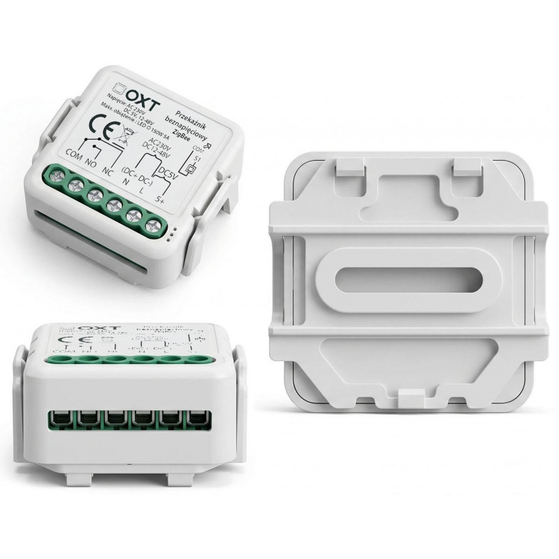 OXT T250DC Mini ZigBee Tuya reléový modul, bezpotenciálový, AC 230 V / DC 5 V / 12-48 V