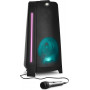 MEDION P61552 Bluetooth párty reproduktor s mikrofónom a FM rádiom, 2 x 22 W RMS, čierny