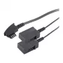 S-Impuls telefónny predlžovací kábel - TAE-F (S) na TAE-F (R) - 20 cm