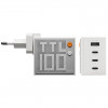 SHARGE Pixel 100 GaN nabíjačka, 100W, 3x USB-C, 1x USB-A - biela
