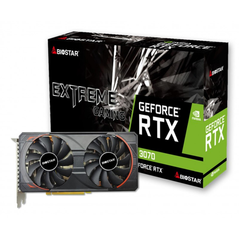 Biostar RTX 3070 8GB GDDR6 grafická karta VN3716RM82