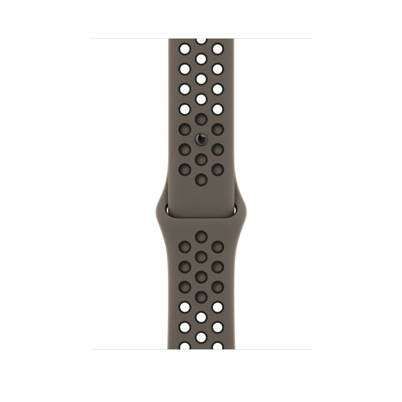 Apple Watch Nike Sport remienok 45mm – Olive Grey/čierna