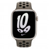 Apple Watch Nike Sport remienok 45mm – Olive Grey/čierna