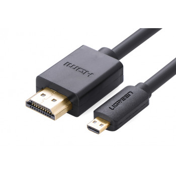 Ugreen Micro HDMI na HDMI kábel, 2 m, 4K, čierny