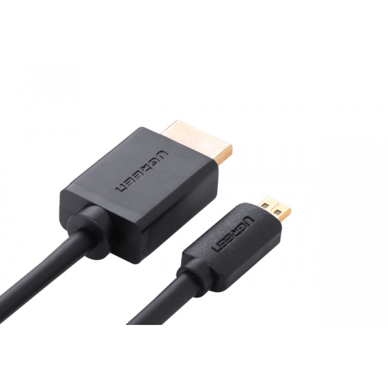 Ugreen Micro HDMI na HDMI kábel, 2 m, 4K, čierny