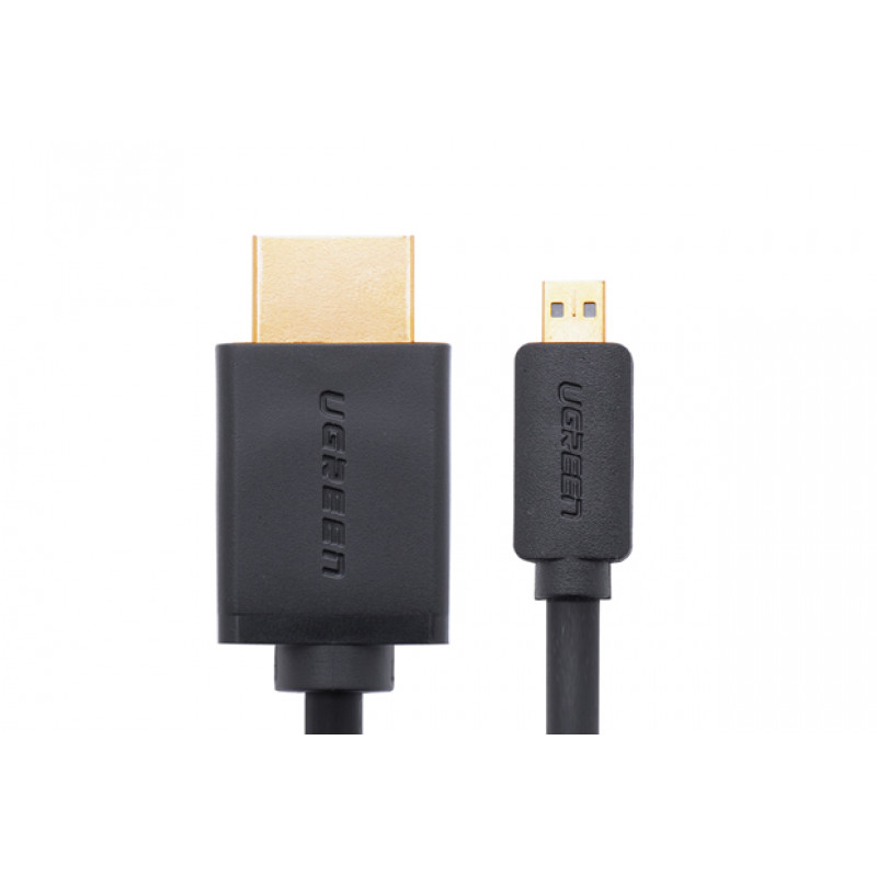 Ugreen Micro HDMI na HDMI kábel, 2 m, 4K, čierny
