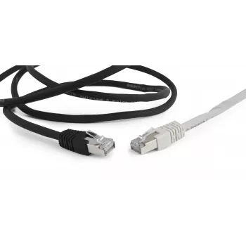 Gembird Cat6a S/FTP patch kábel RJ45, 5 m, čierny, LSZH