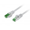Lanberg Cat7 S/FTP patch kábel RJ45, 1,5 m, sivý, LSZH