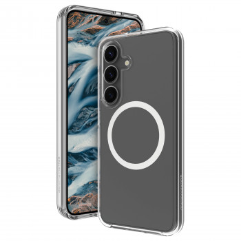 dbramante1928 Iceland Pro Qi2 zadný kryt pre Samsung Galaxy S25+, kompatibilný s MagSafe, transparentný