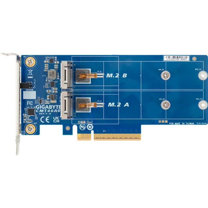 Gigabyte CMT40A0 interná M.2 RAID radičová karta, PCIe