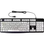 Geemarc KBSV3 USB klávesnica, nemecké rozloženie (QWERTZ), biela