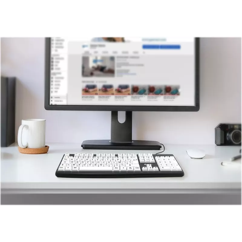 Geemarc KBSV3 USB klávesnica, nemecké rozloženie (QWERTZ), biela