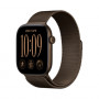 Apple Watch Series 12 GPS + Cellular 42mm tmavobronzové hliníkové puzdro s tmavobronzovým Milanese Loop
