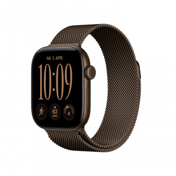 Apple Watch Series 12 GPS + Cellular 42mm tmavobronzové hliníkové puzdro s tmavobronzovým Milanese Loop