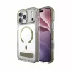 Zagg Santa Cruz Snap kovové puzdro so stojanom pre iPhone 18 Pro Max / 17 Pro Max, zlatá