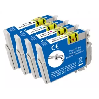 G&G kompatibilné atramentové kazety multipack pre Epson T1285 (C13T12854012), čierna/azúrová/purpurová/žltá