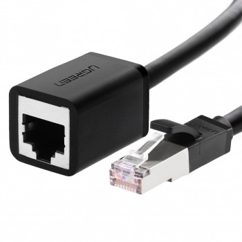 Ugreen Cat6 F/UTP patch kábel RJ45, 0,5 m, čierny
