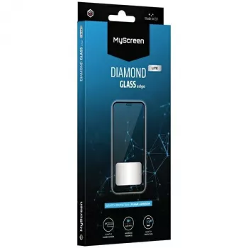 MyScreen Diamond Glass Lite Edge Full Glue ochranné sklo displeja pre Apple iPhone 16, čierna