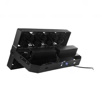 Synergy 21 LED reflektor 800 W, IP67, IK08, hliník, čierna, studená biela (S21-LED-NB00321)