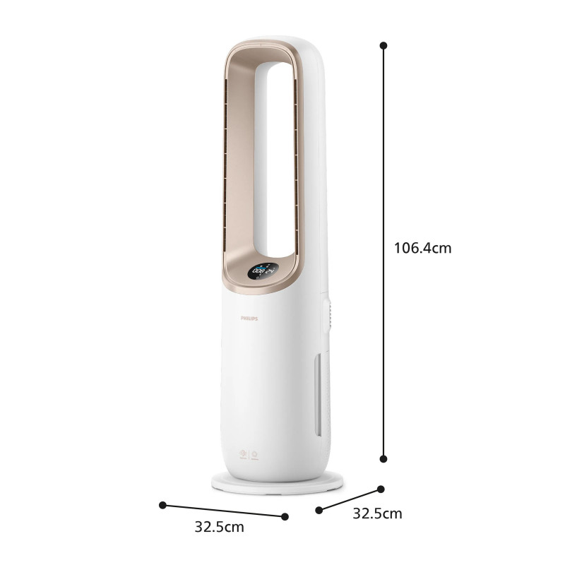 Philips Air Performer 8000 série AMF870/16 3-in-1 čistička vzduchu s funkciou ventilátora a ohrievača