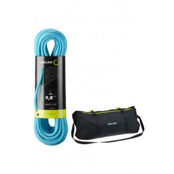 EDELRID Boa 9,8 mm horolezecké lano, 80 m + Liner Cover