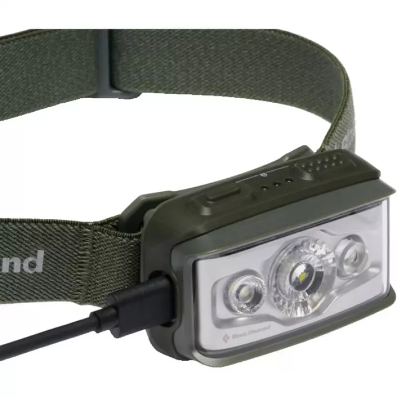 Black Diamond Storm čelová lampa, olivovo zelená