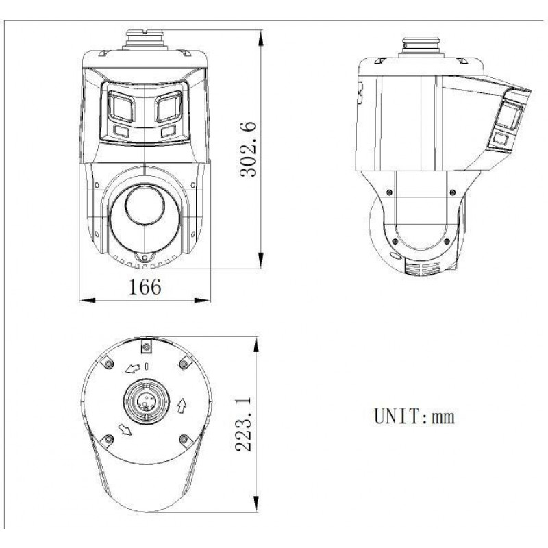 Hikvision DS-2SE4C225MWG-E/26(F0) IP bezpečnostná kamera