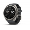 Garmin Fenix 9 Pro – 51mm titán s grafitovým/čiernym silikónovým remienkom smartwatch
