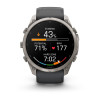 Garmin Fenix 9 Pro – 51mm titán s grafitovým/čiernym silikónovým remienkom smartwatch