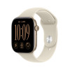 Apple Watch Series 12 GPS 46 mm hliníkové puzdro Light Gold so športovým remienkom Sand – S/M