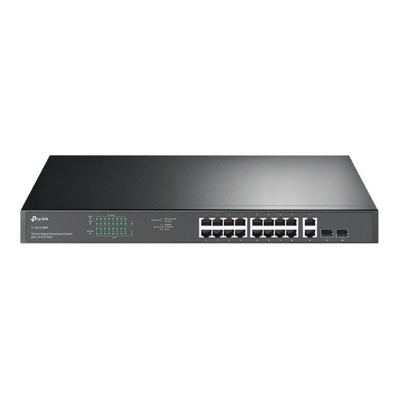TP-Link switch TL-SG1218MP 18-portový gigabitový PoE V5.4