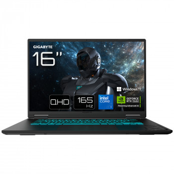 Gigabyte Gaming A16 Pro notebook - Intel Core 7 240H, 32GB RAM, 1TB SSD, NVIDIA GeForce RTX 5080, Windows 11 Home, francúzska klávesnica (AZERTY)