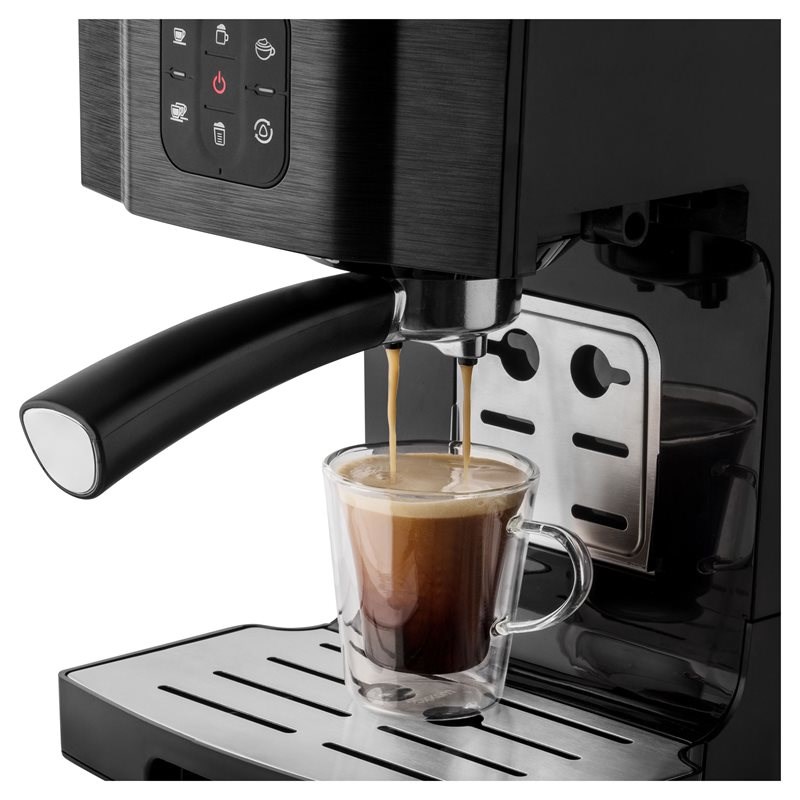 Sencor SES 4040BK poloautomatický kávovar, 1450 W, 20 bar, 1,4 l, čierna