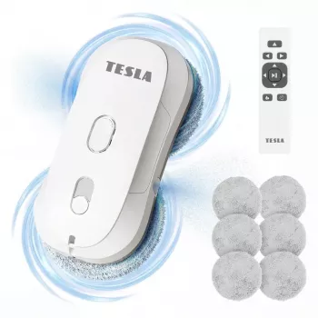 Tesla RoboStar W400 Pro robot na čistenie okien s rotujúcimi mopmi (ROBW400WHTPRO)