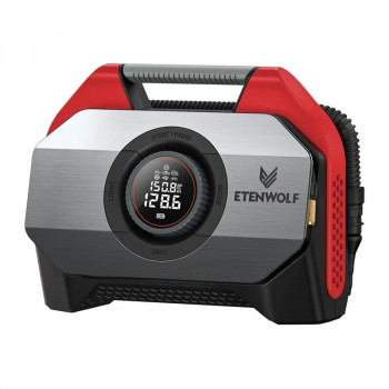 Etenwolf S6 akumulátorová pumpa na pneumatiky, 11,03 bar, 19.200 mAh, červená
