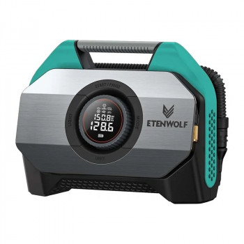 Etenwolf S6 akumulátorová pumpa na pneumatiky, 11,03 bar, 19.200 mAh, modrá