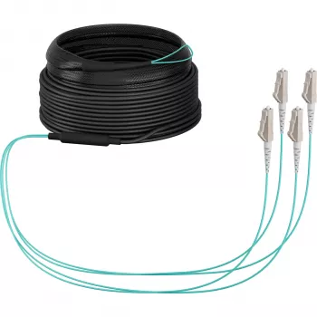 EFB-Elektronik OM3 trunk kábel U-DQ(ZN)BH, 4 vlákna, 1x4 LC-LC, 30 m, Dca, LSZH (O8303S30OM3)