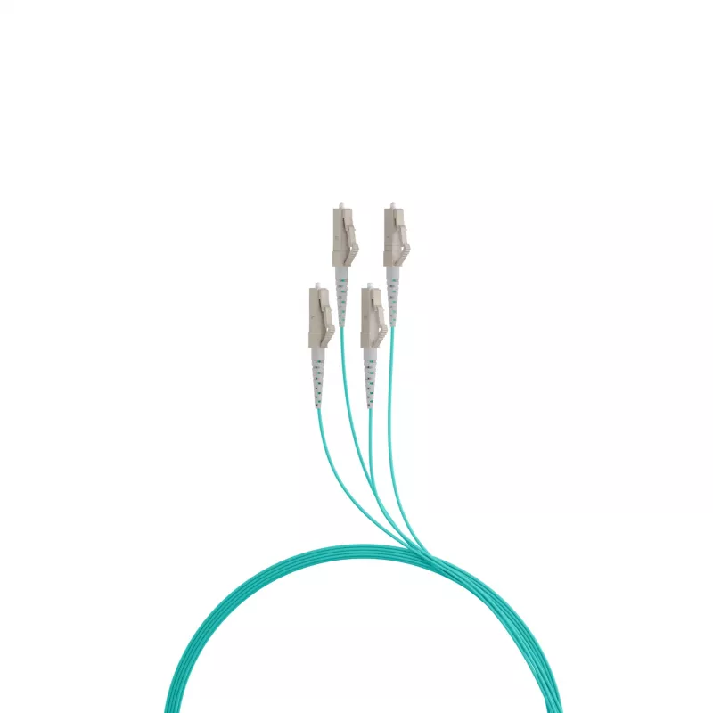 EFB-Elektronik OM3 trunk kábel U-DQ(ZN)BH, 4 vlákna, 1x4 LC-LC, 30 m, Dca, LSZH (O8303S30OM3)
