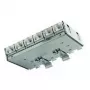 Telegärtner Cat.6A patch rozvádzač (hlboký) pre DIN lištu s TS adaptérom, 6x RJ45 konektor samica (J02021A0055)
